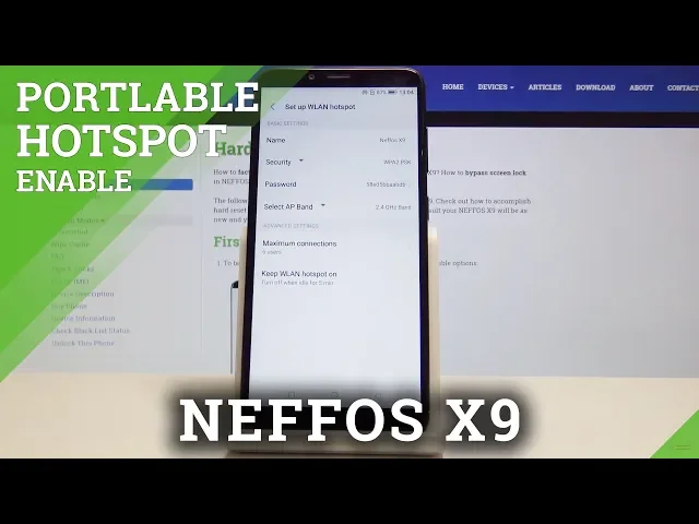 Video thumbnail for How to Allow Wi-Fi Sharing in NEFFOS X9 - Enable Portable Hotspot