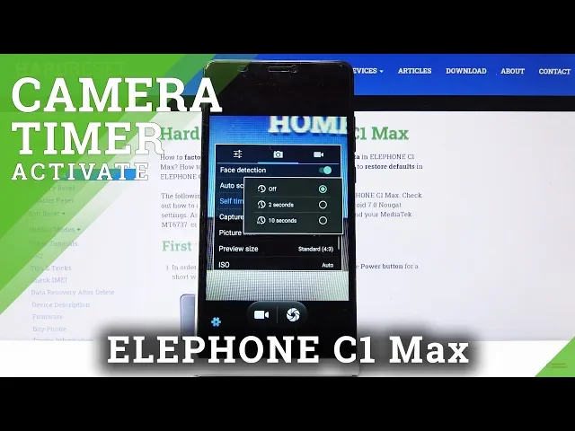 Video thumbnail for ELEPHONE C1 Max How to Turn On Camera Timer
