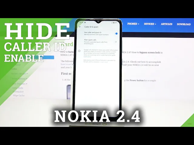 Video thumbnail for How to Show Hide Caller ID in NOKIA 2.4 – Private Number