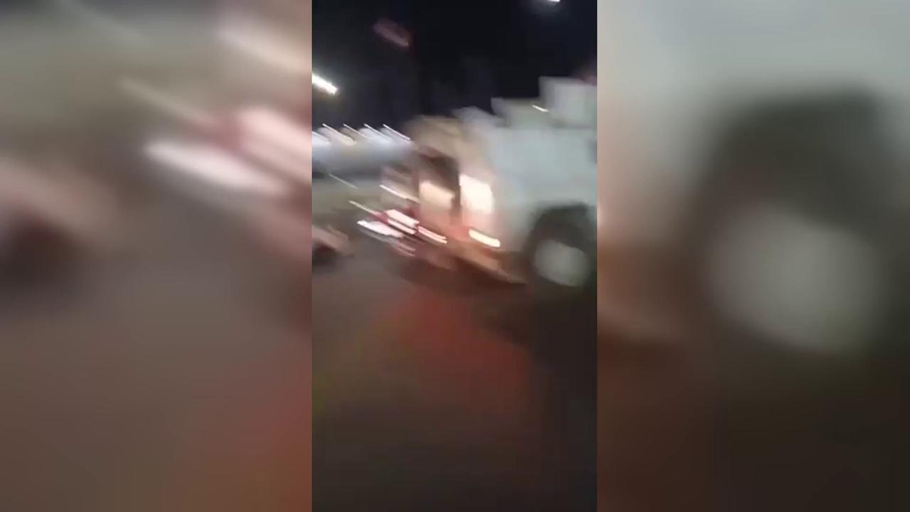 Video thumbnail for Lebanon: UNIFIL Convoy Arrives In Beirut After Evacuation.