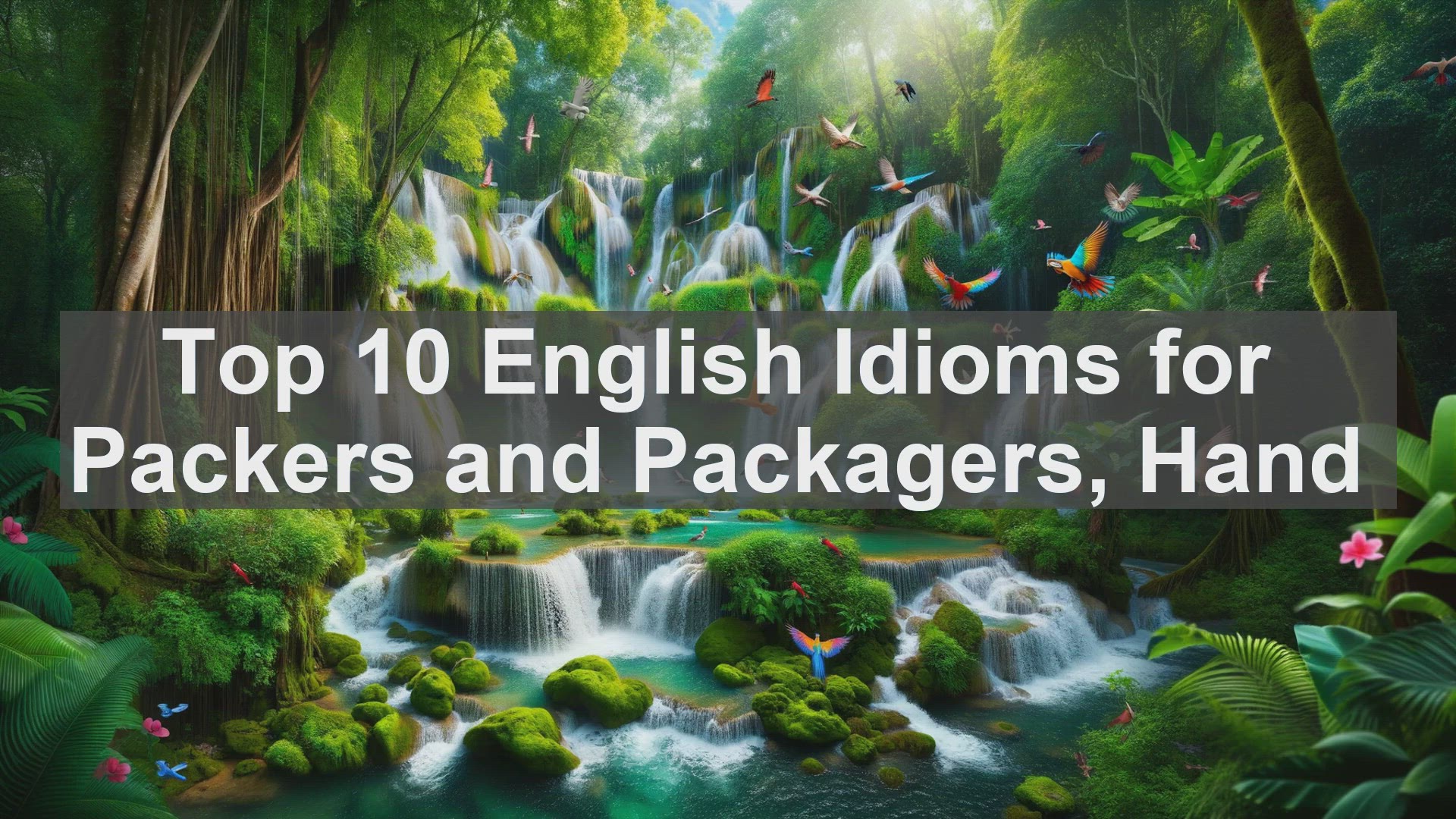 'Video thumbnail for Top 10 English Idioms for Packers and Packagers Hand'
