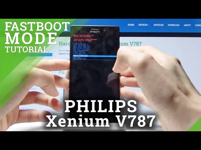 Video thumbnail for PHILIPS Xenium V787 Fastboot Mode
