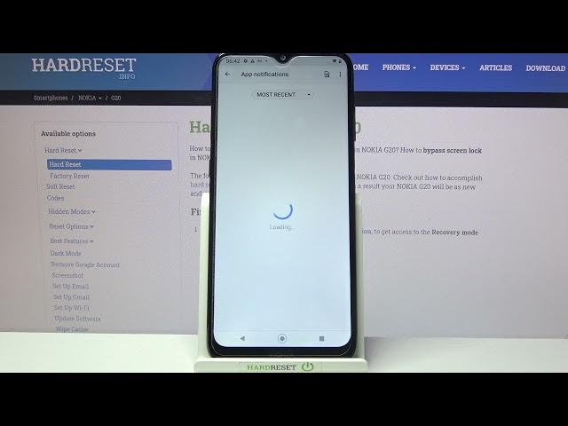 Video thumbnail for How to Turn On/Off App Notification on NOKIA G20 – Adjust Notification Settings