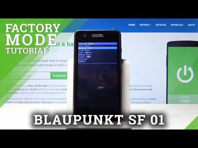 Video thumbnail for Factory Mode in BLAUPUNKT SF 01 - How to Open & Exit Hardware Test Mode