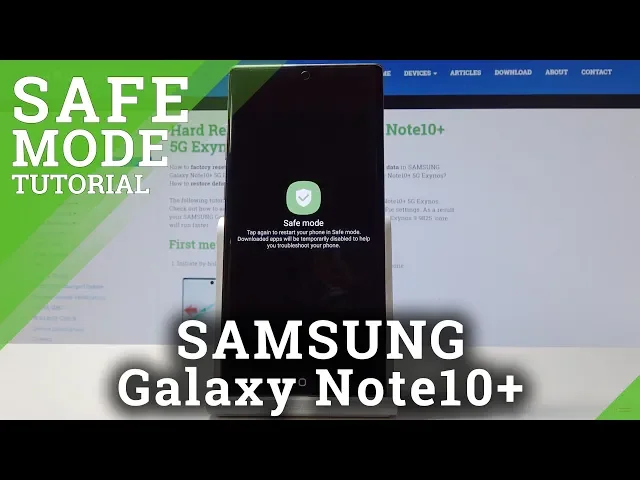 Video thumbnail for Safe Mode in SAMSUNG Galaxy Note10+ - Diagnostic Mode in Galaxy Note 10