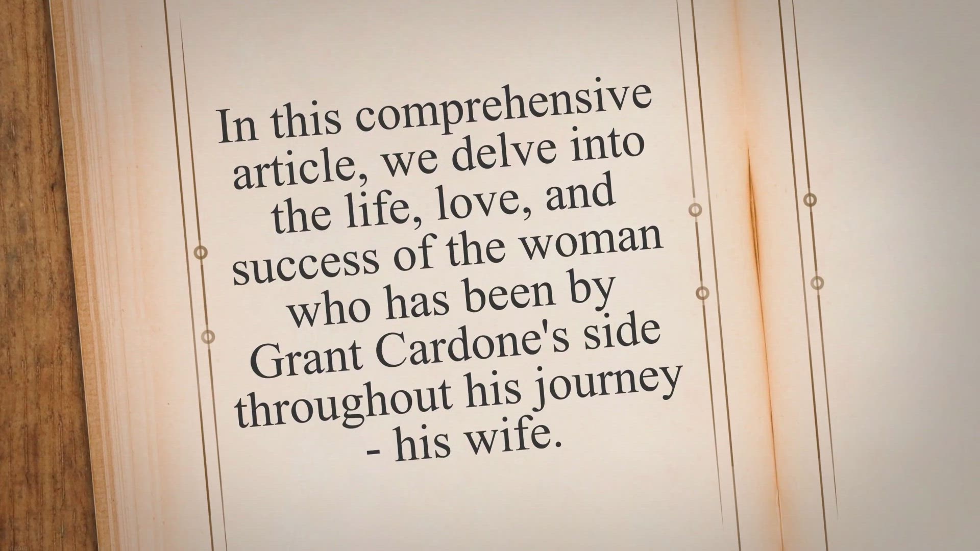 Video thumbnail for Unveiling the Woman Behind Grant Cardone: A Comprehensive Look into the Life, Love, and Success of His Wife