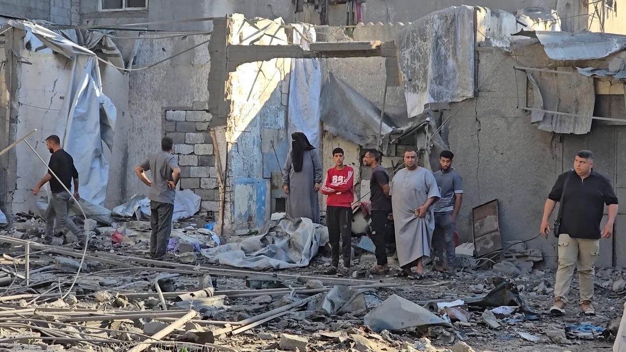 Video thumbnail for Israeli attacks continue across Gaza despite ceasefire, destroying homes in Nuseirat camp.