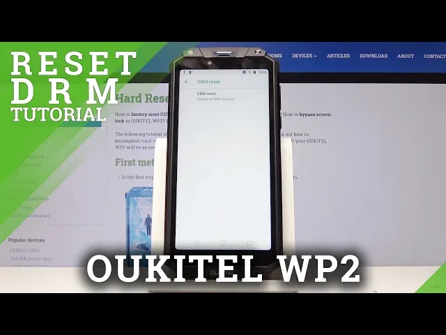 Video thumbnail for How to Clean Licenses and Certificates in OUKITEL WP2 - Reset DRM