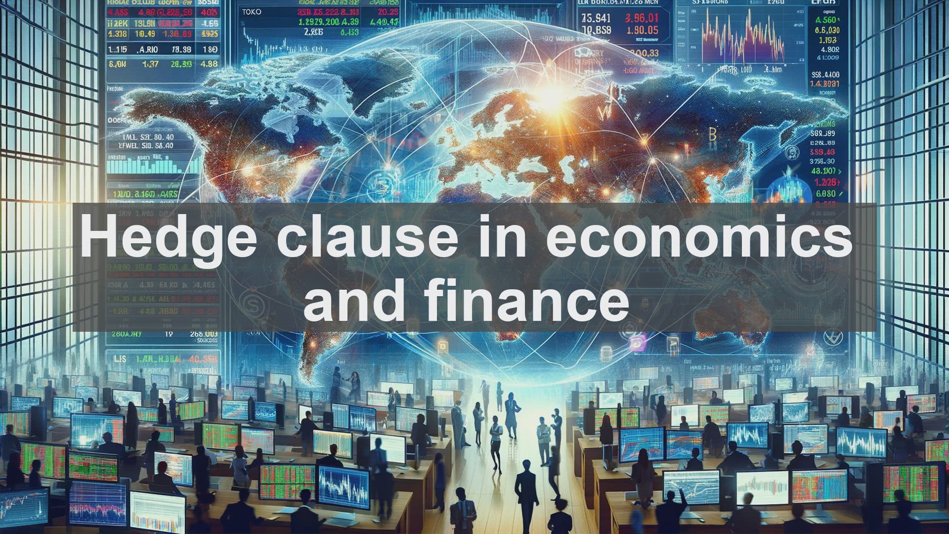 'Video thumbnail for Hedge clause in economics and finance'