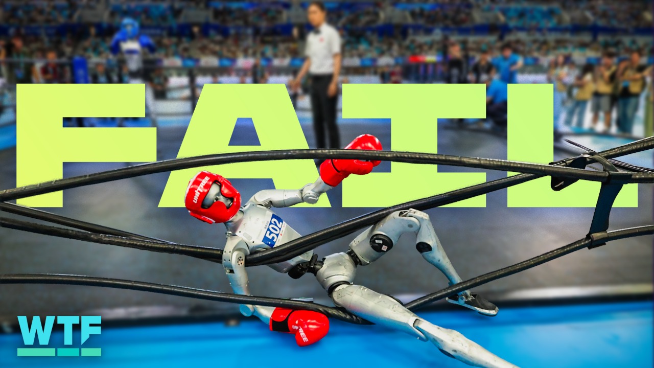 Video thumbnail for Highlights From China's Humanoid Robot Olympics