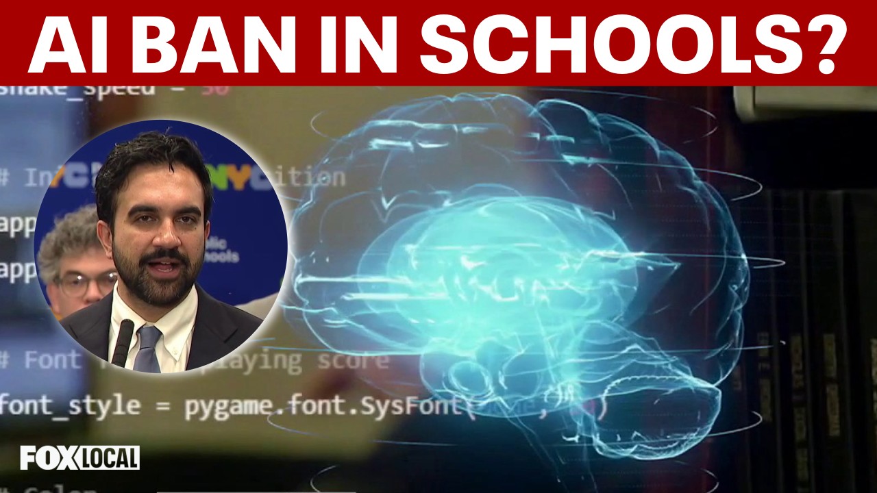 Video thumbnail for NYC bans generative AI for elementary and middle school students
