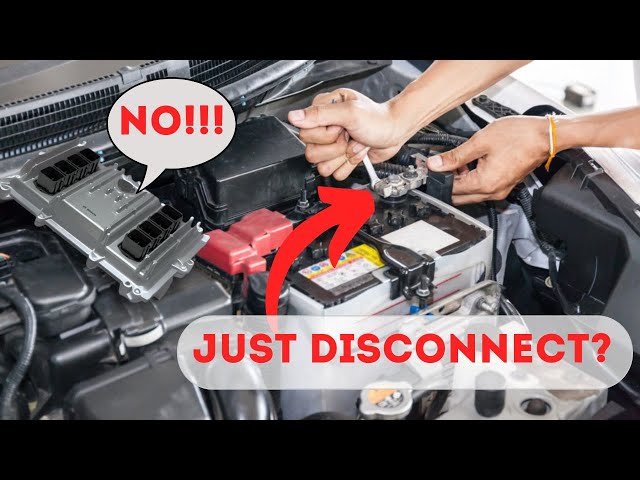 Video thumbnail for Can you just disconnect battery in a modern car? Unfortunately, no…