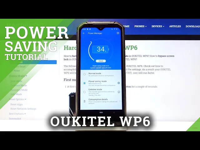 Video thumbnail for How to Enable Power Saving Mode in OUKITEL WP6 – Find Battery Saver Options