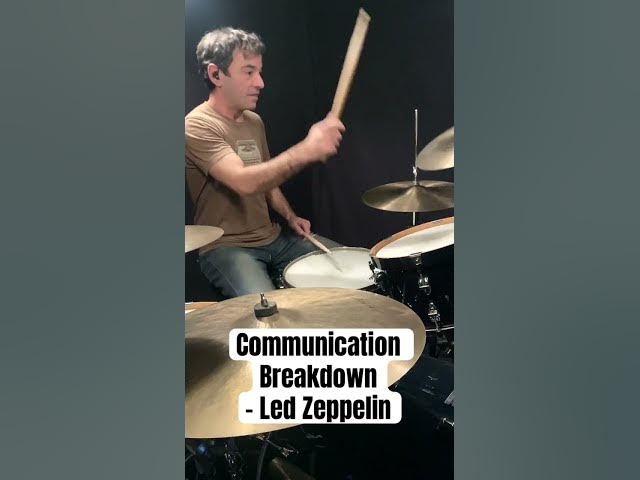 Video thumbnail for “Communication Breakdown” - Led Zeppelin | Drum Lesson | Drum Cover | Rock Songs On Drums