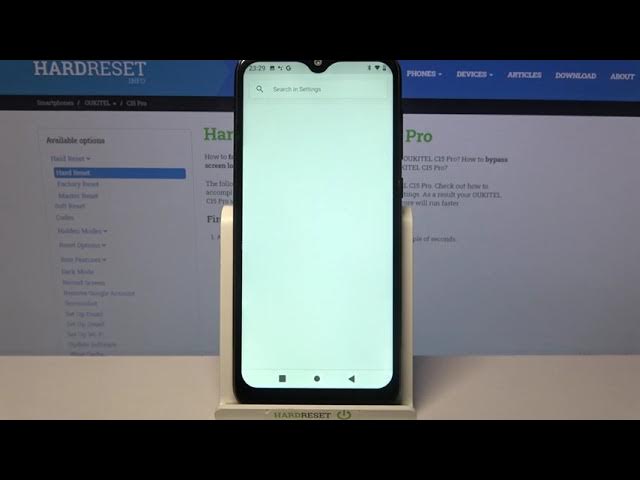 Video thumbnail for OUKITEL C15 Pro - How to Open Display Settings & Change Font Size