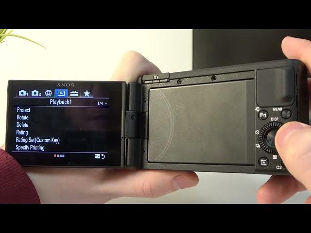 Video thumbnail for Sony ZV 01 - How To Change Language