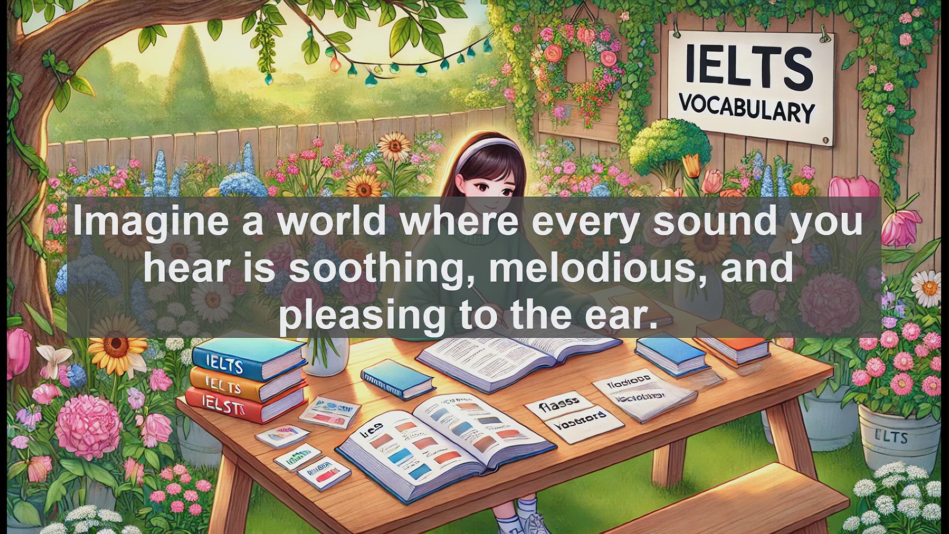 'Video thumbnail for 2000 Must Know IELTS 9.0 Vocabulary - Dulcet: The Sweet Sound of Language'
