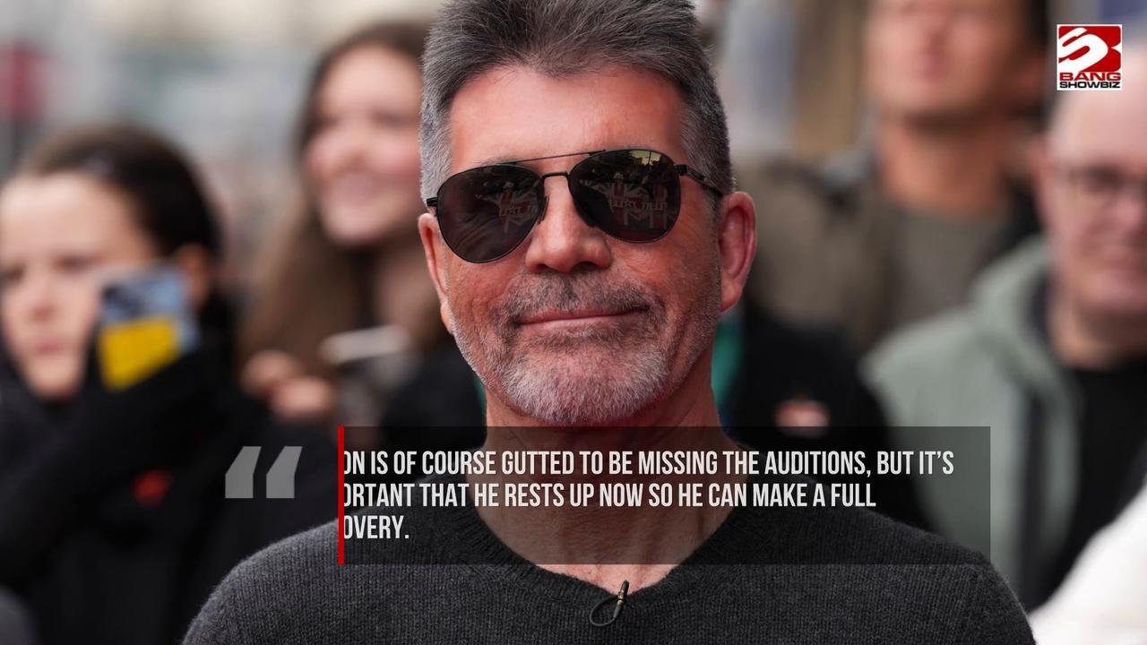 Video thumbnail for Simon Cowell pulls out of Britain's Got Talent filming due to recovering from spinal surgery.