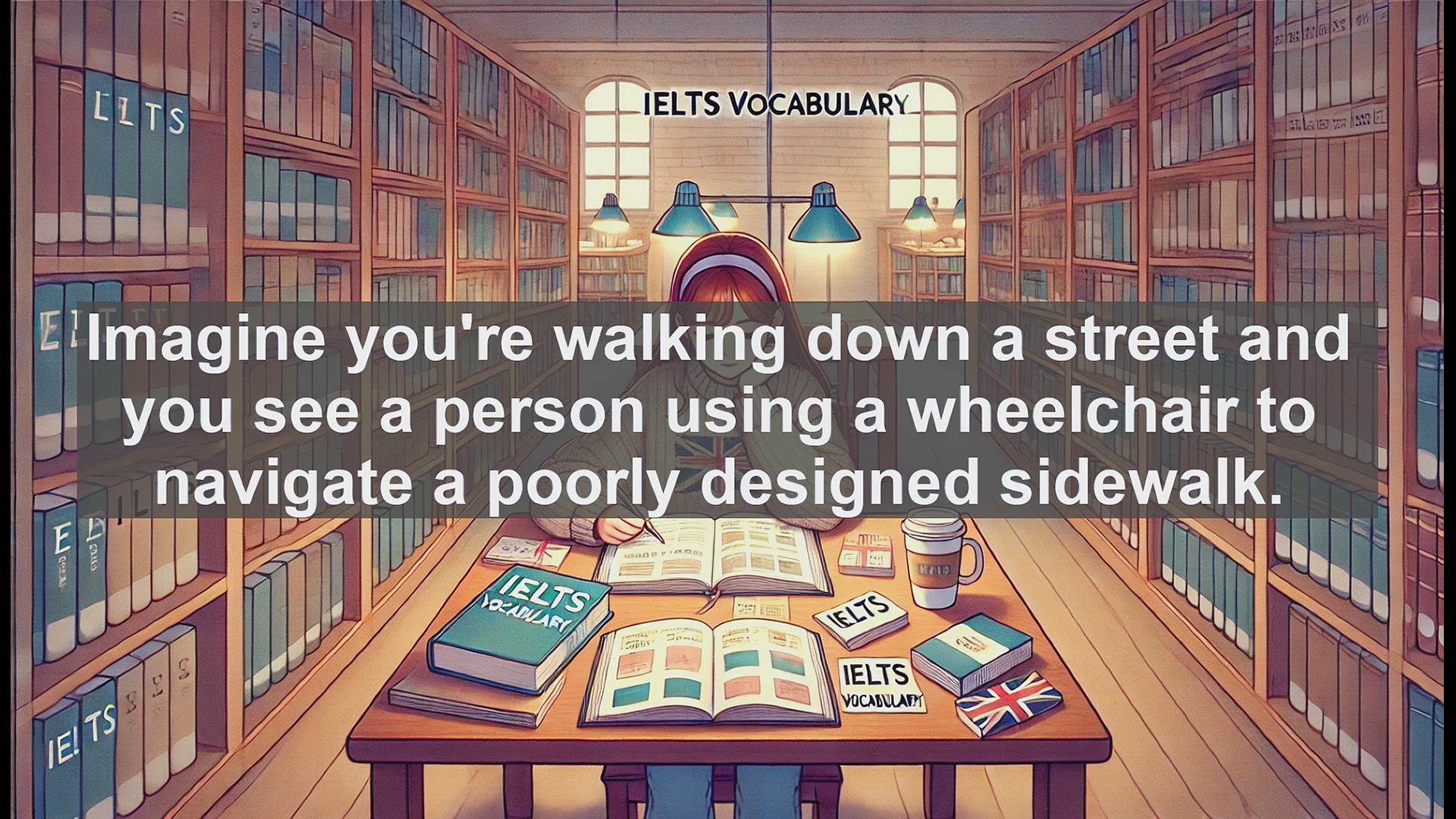 'Video thumbnail for 2500 Must Know IELTS 6.5 Vocabulary - Understanding Disability: Meaning, Usage, and Importance'