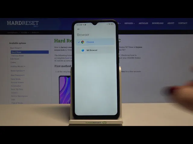 Video thumbnail for Apps Settings in XIAOMI Redmi 9C – Default Browser