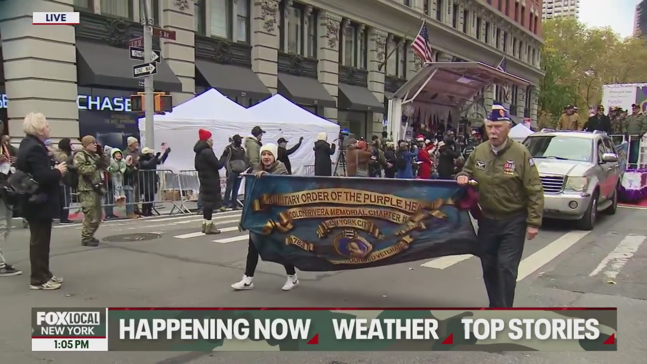 Video thumbnail for Live coverage of NYC Veterans Day Parade 2025 | Newsroom Live