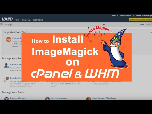 Video thumbnail for [🔴LIVE] Install ImageMagick on WHM/cPanel | MyHostiT