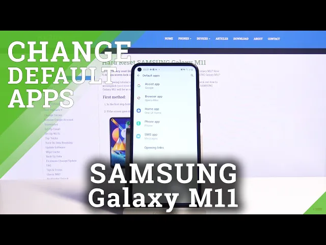 Video thumbnail for How to Change Default Apps on SAMSUNG Galaxy M11 – Customize App Defaults