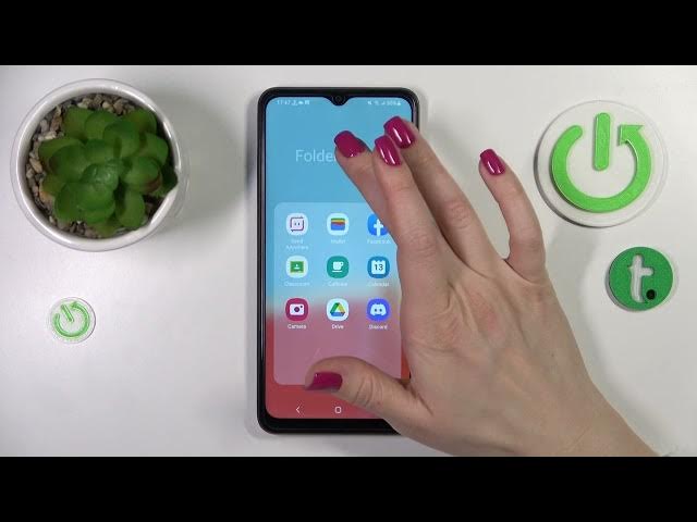 Video thumbnail for How to How to Create Folders on Home Screen on SAMSUNG GALAXY A04S - Group App