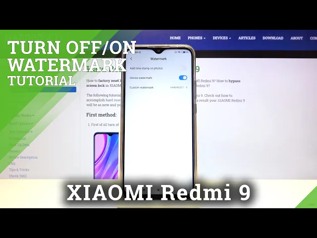 Video thumbnail for Manage Camera Watermark – XIAOMI Redmi 9 and Camera Additional Options
