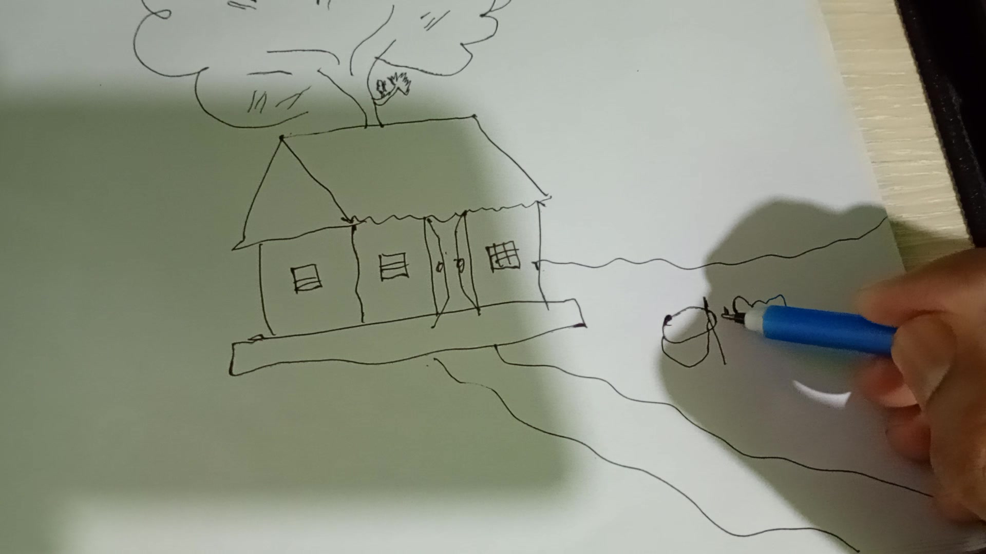 Video thumbnail for How to draw a field with a cow very easily