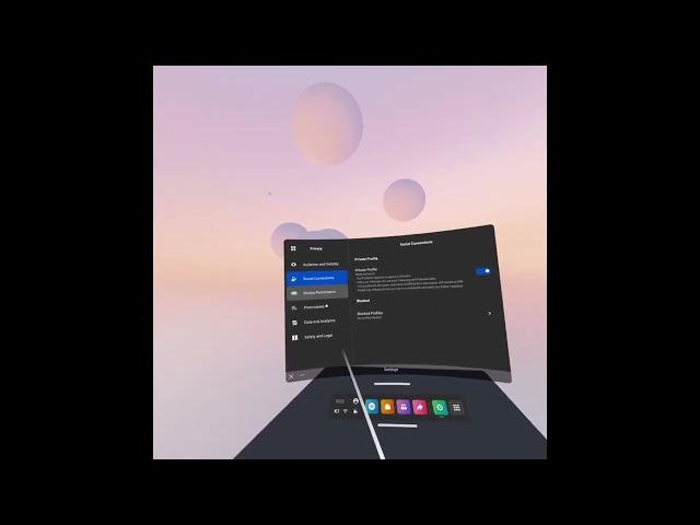 Video thumbnail for How to Set Private Profile on Meta Quest 2?