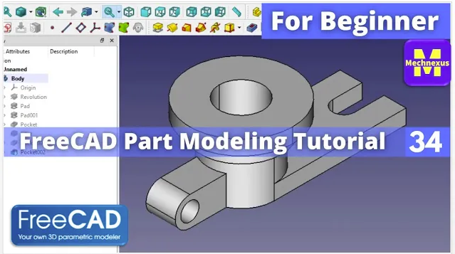Video thumbnail for Model Bracket in FreeCAD : (Gallery Serial No.17) | FreeCAD | Mechnexus |