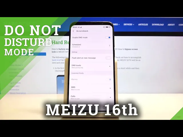 Video thumbnail for How to Activate Do Not Disturb Mode in Meizu 16TH – Enable DND Mode