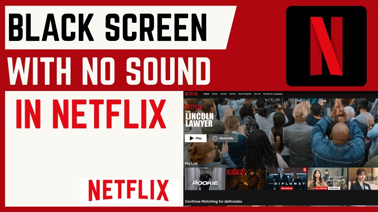 Video thumbnail for How To Solve "Black Screen Problem With No Sound" On Netflix Account