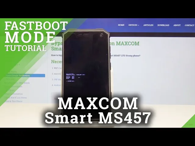 Video thumbnail for How to Activate Fastboot Mode in MAXCOM Smart MS457 Strong - Re-flash Partitions