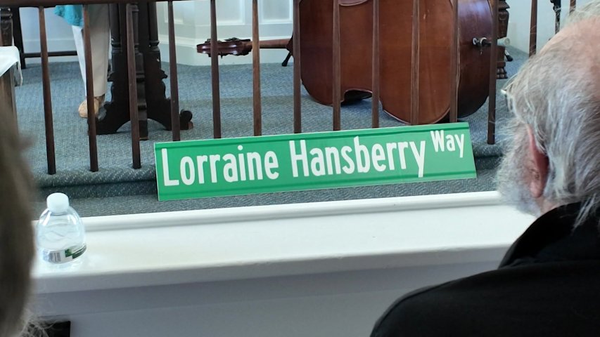 Video thumbnail for Lorraine Hansberry Way: Renowned Croton playwright honored with street renaming 