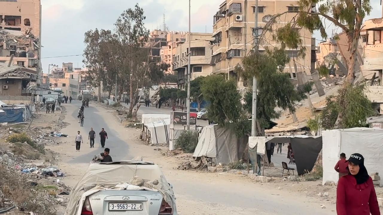 Video thumbnail for Destroyed Homes Tel Al-Hawa Gaza 26.