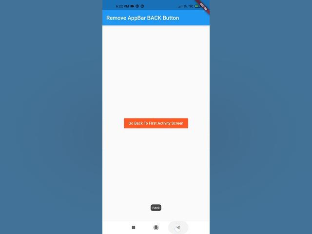 Video thumbnail for Remove back button from Appbar widget