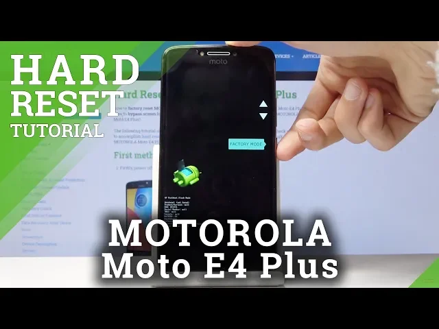 Video thumbnail for Hard Reset MOTOROLA Moto E4 Plus – Remove Pattern by Factory Mode