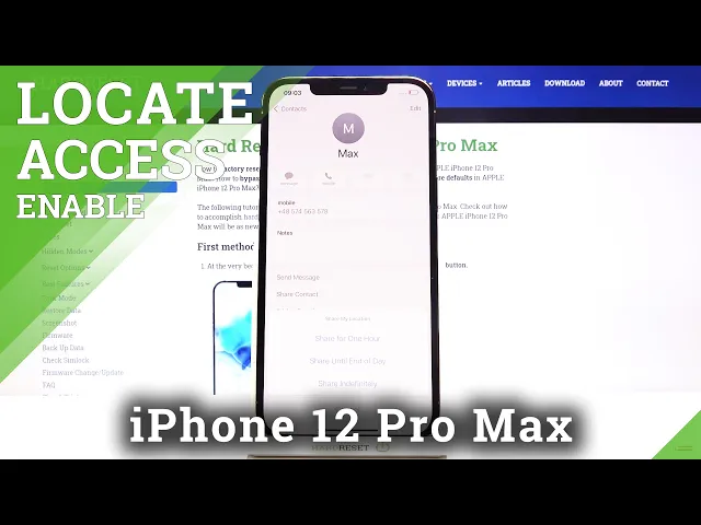 Video thumbnail for How to Share Location in iPhone 12 Pro Max – Send Live Location