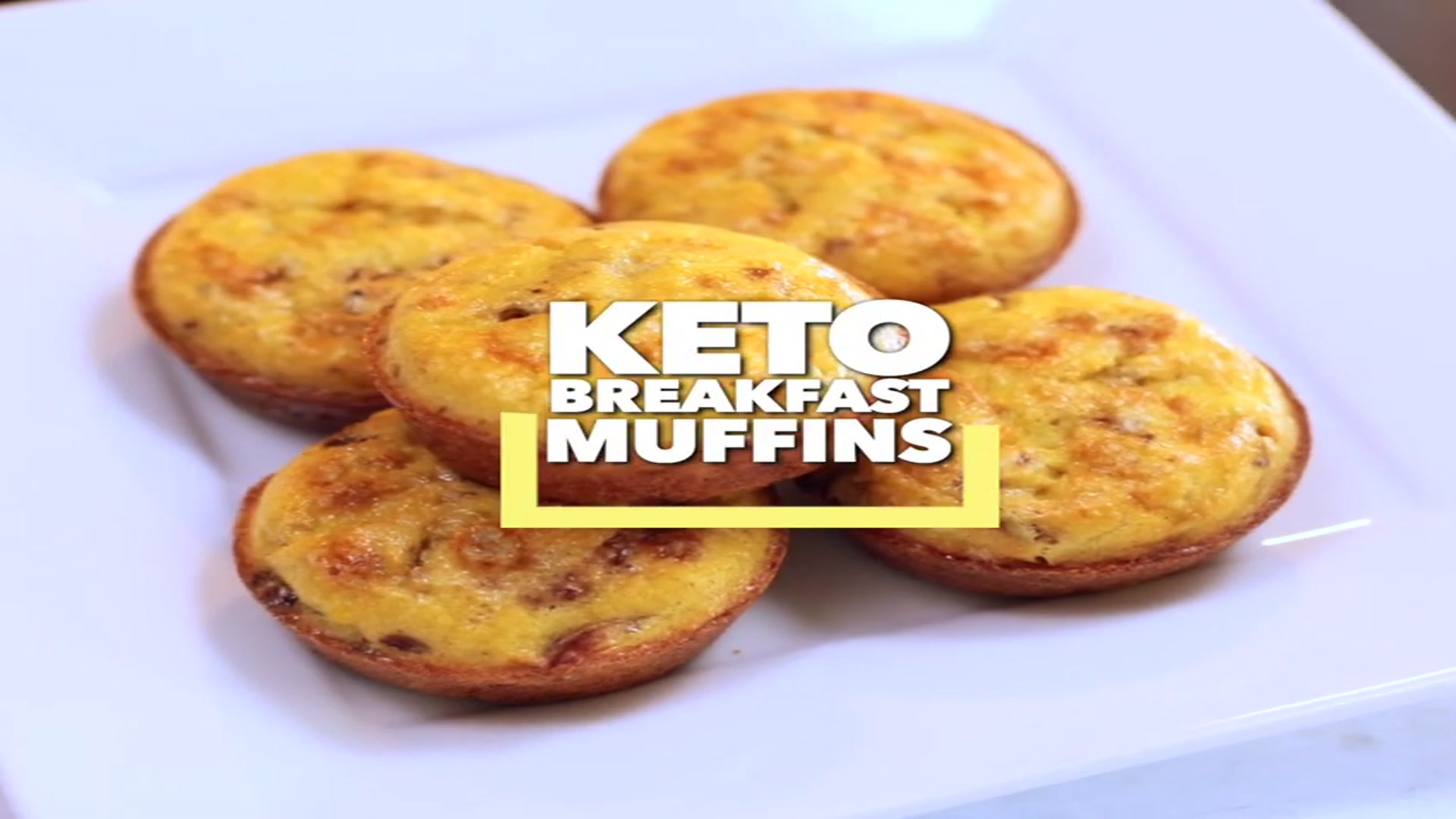 Video thumbnail for Keto Breakfast Muffins Recipe(720P HD)