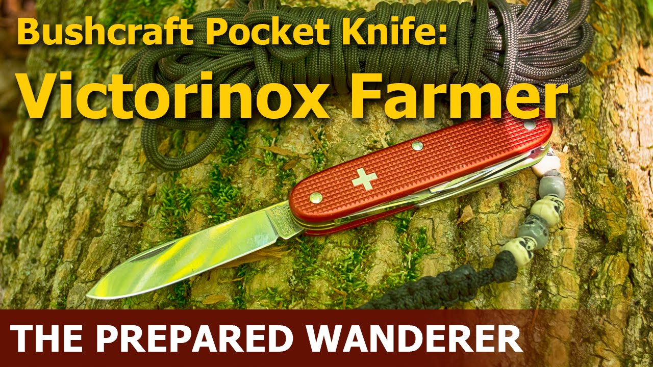 Video thumbnail for Bushcraft Pocket Knife: Victorinox Farmer