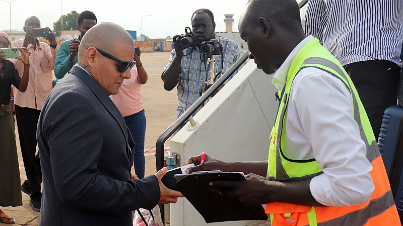 'Video thumbnail for South Sudan repatriates Mexican man deported from US in July'