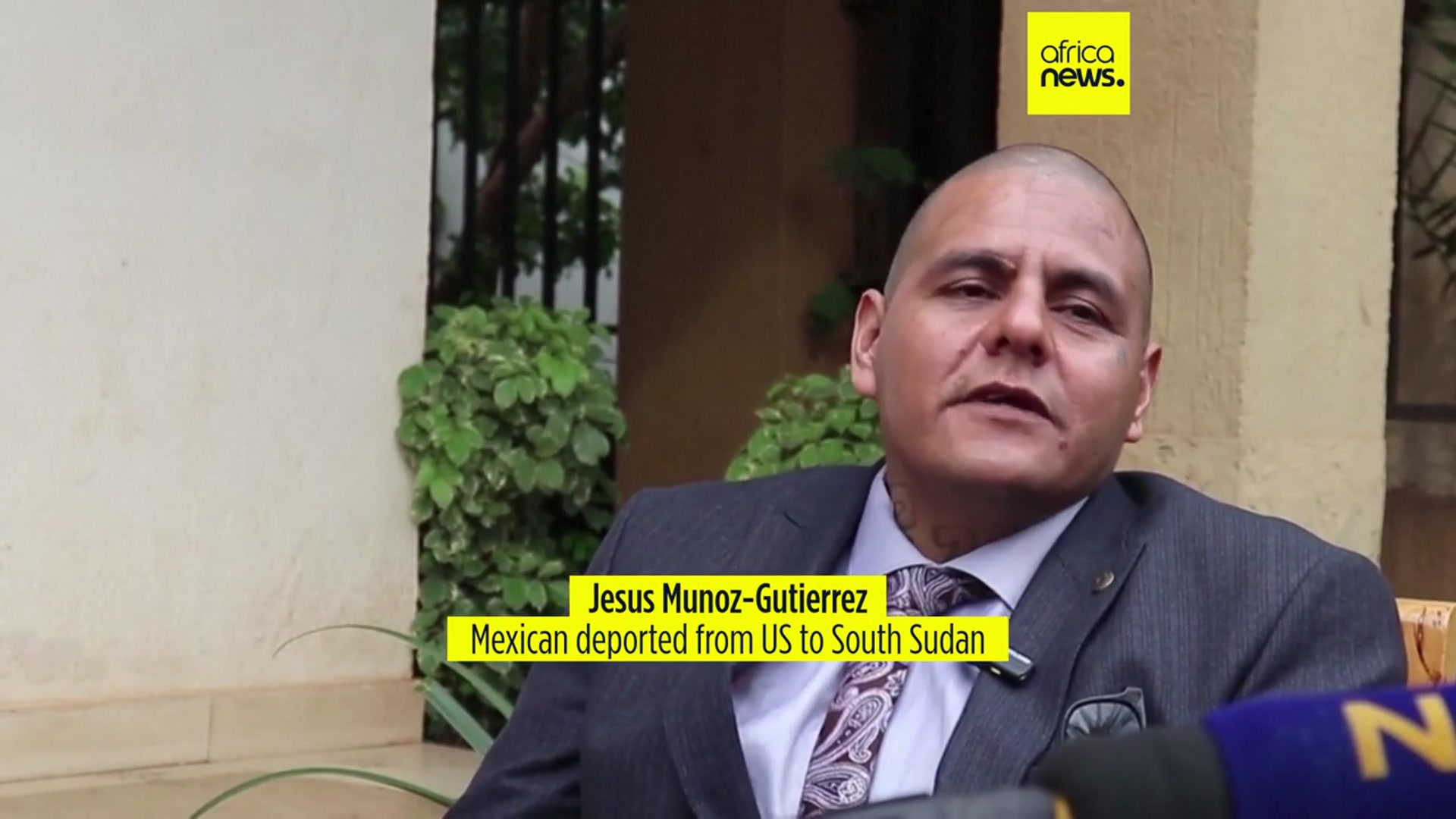 'Video thumbnail for South Sudan repatriates Mexican man deported from US in July'