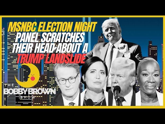 Video thumbnail for @msnbc election night panel scratches their head about @trump Landslide