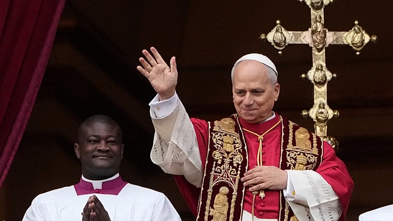 Video thumbnail for Pope Leo calls for peace in countries torn by wars on Christmas Day