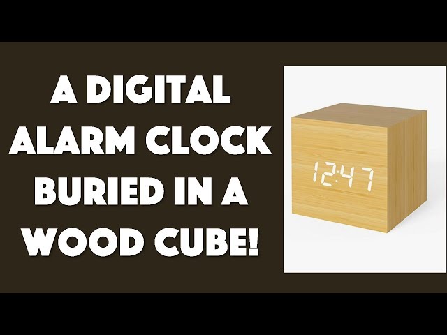 Video thumbnail for The Simple & Elegant MICAR Digital Wood Clock Reviewed