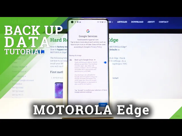 Video thumbnail for How to Back Up Data in Motorola Edge - Use Google Backup