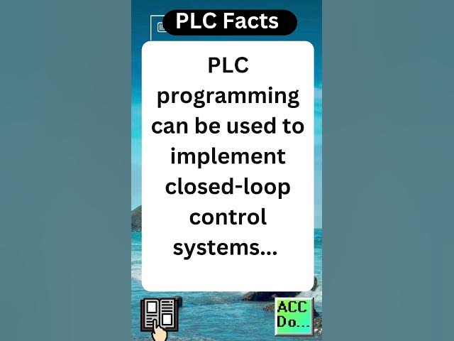 'Video thumbnail for PLC Facts - closed loop control...'