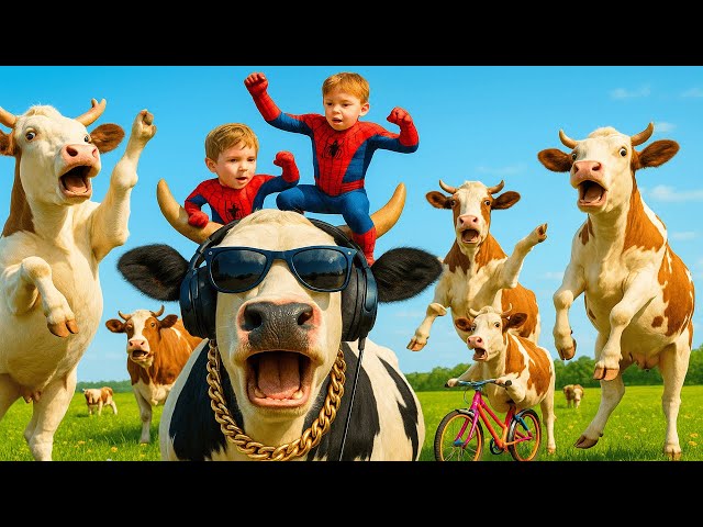 Video thumbnail for FUNNY COW DANCE Con bò - Con trâu - Nhạc con bò - Con bò ăn 2024 | Cow Dance Mix | Dancing Cow New